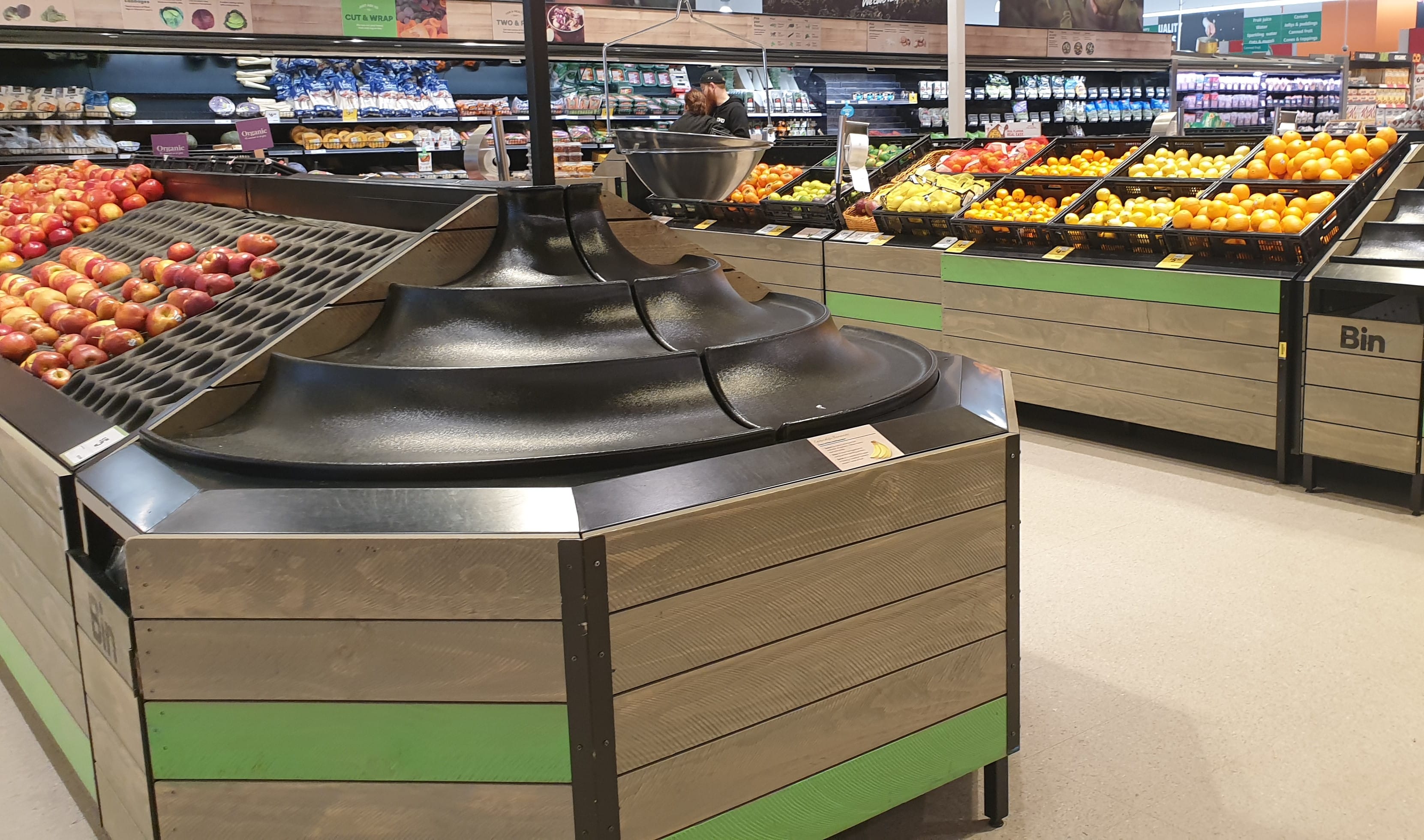 No bananas are in sight at Queenstown's Countdown as the routes south are cut off after floodwaters caused damage to the roads.