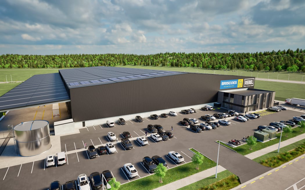 Render of a big box retailer.