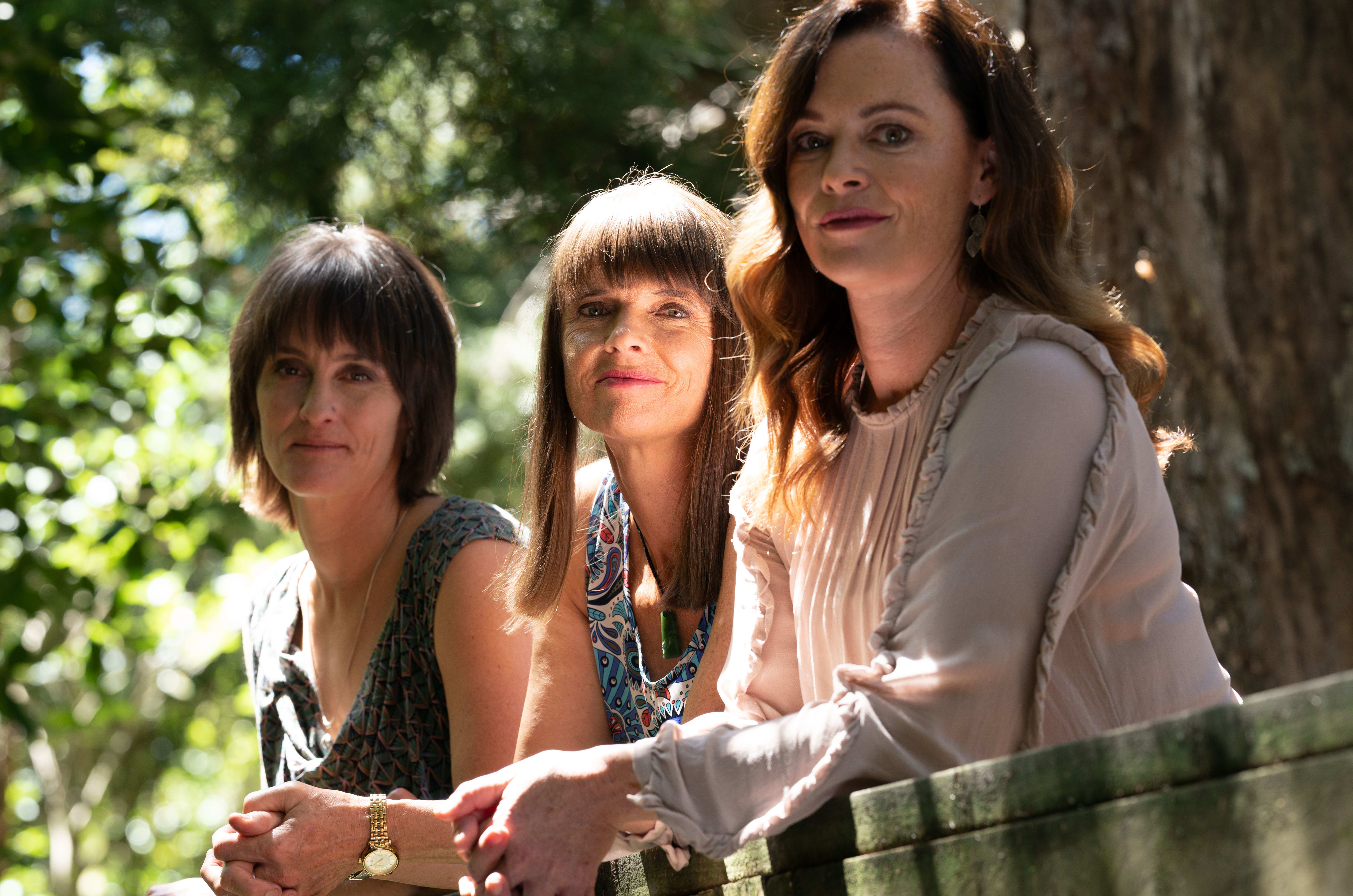 Caroline, Kate and Rachel, former residents of the Centrepoint community