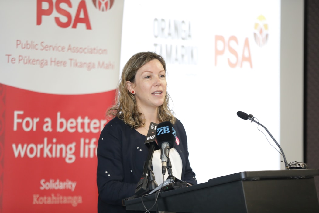 PSA national secretary Erin Polaczuk