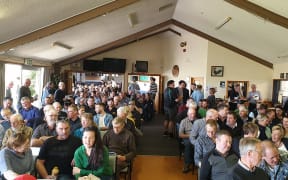 Over 250 South Canterbury farmers met with government officials to vent their frustrations over the new freshwater policy.