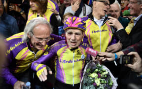 Robert Marchand now holds a new record for the furthest distance cycled in one hour.