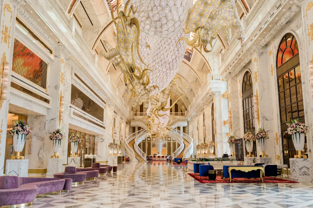 Inside the Imperial Pacific Casino in Saipan, CNMI. 30 September 2019.