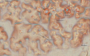 An example of the mapping Luke Auld-Thomas and his team were able to pull from the LiDAR data.