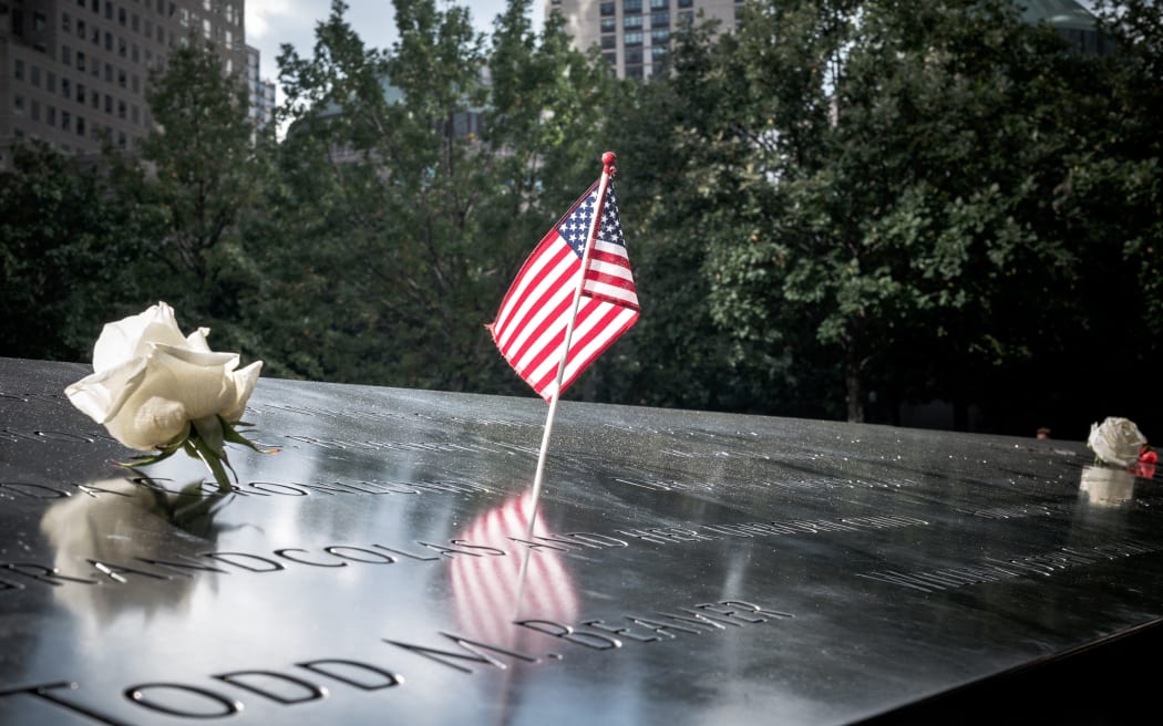 Memorial des attentats du 11 Septembre 2001les noms des victimes.
World Trade Center site. Manhattan, quartier des affaires, New York, USA, Septembre 2019.