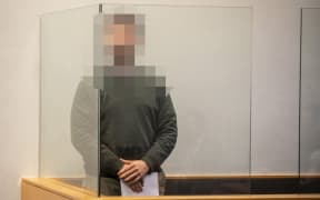 The manager during his sentencing in the High Court at Auckland today.