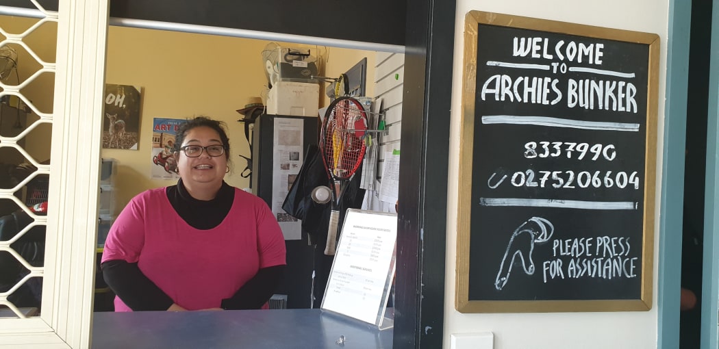 Tinaka Stewart, owner of Archie's Bunker in Napier.