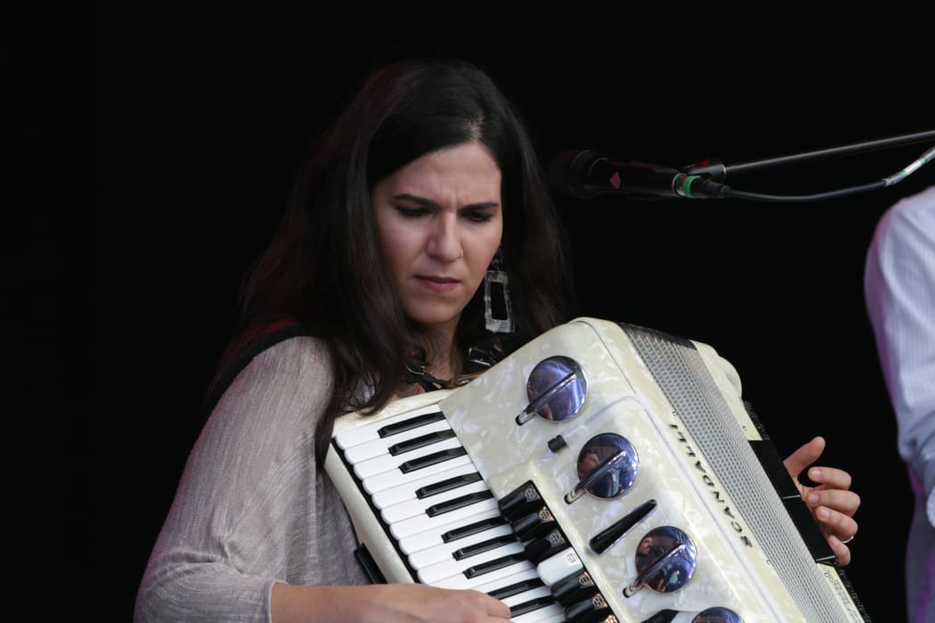 Avgerini Gatsi, from Greek band Rebetien