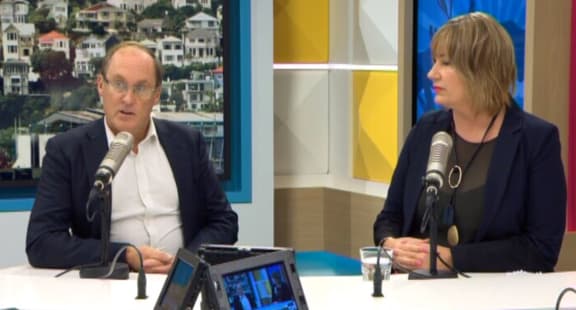 Andrew King and Lesley Harris on The AM Show