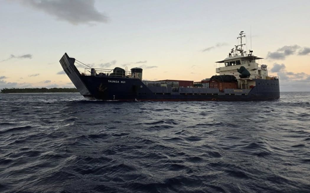 The Taunga Nui vessel delivered cargo to the people of Palmerston in June.