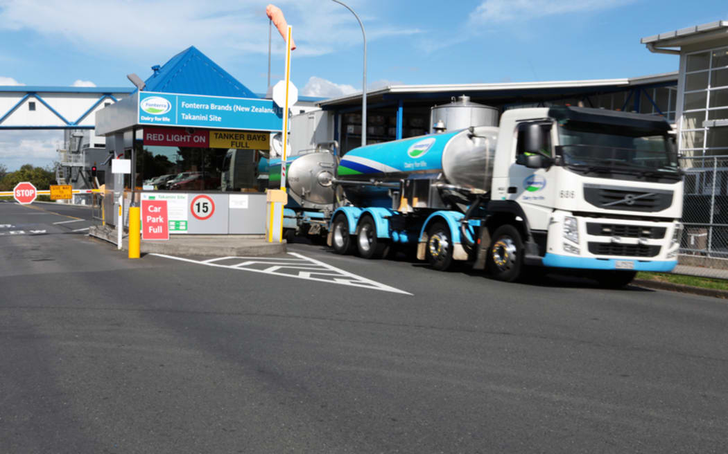 Fonterra plant in Takanini, South Auckland.
