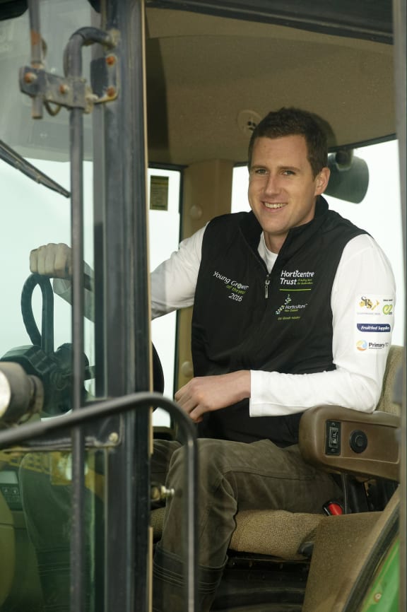 Young Grower of the Year Andrew Hutchinson