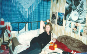 Gail Maney in Tania Wilson's bedroom.