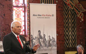 Sir Wira Gardiner, author of the book Ake Ake Kia Kaha E - Forever Brave, about B Company of the 28th Māori Battalion.