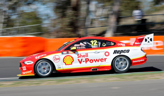 Fabian Coulthard & Tony DâAlbereto (Shell Penske Ford Mustang). 2019 Supercheap Auto Bathurst 1000. Virgin Australia Supercars Championship Round 11. Mount Panorama, Bathurst NSW on Thursday 10 October 2019. Photo Clay Cross / photosport.nz