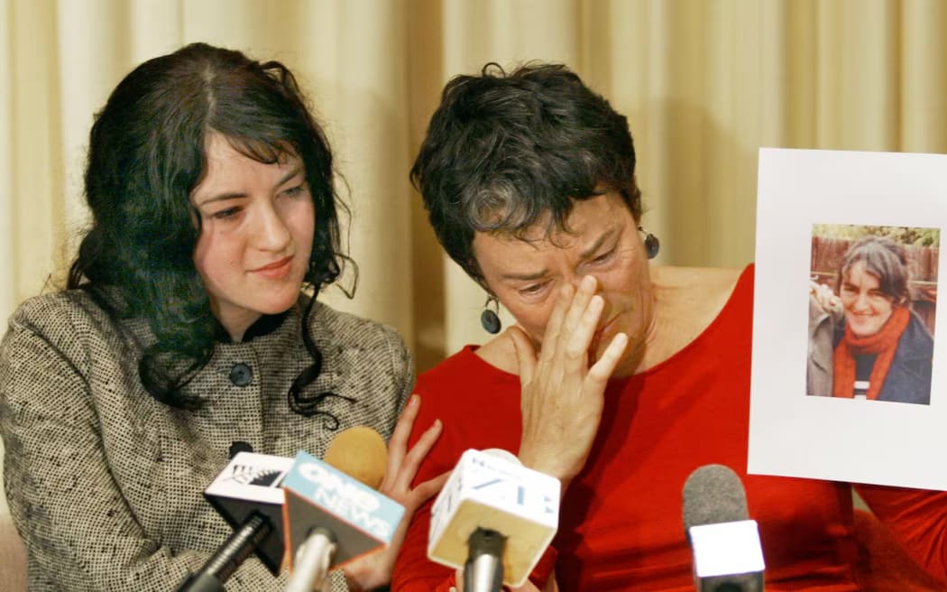 Christine Hindson's daughter, MarlaThompson (left), and her sister Megannan.