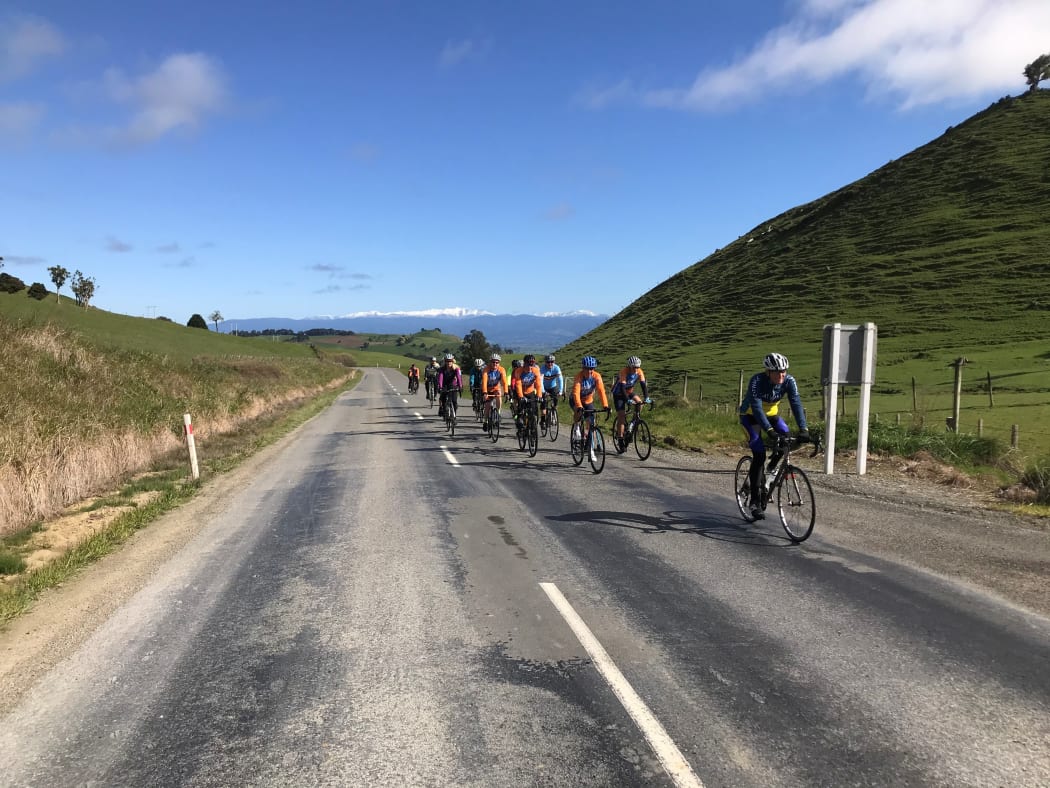 John on a training ride.