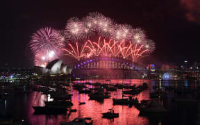 In Sydney, seven tonnes of fireworks were set off in two displays watched by about 1.5 million people.