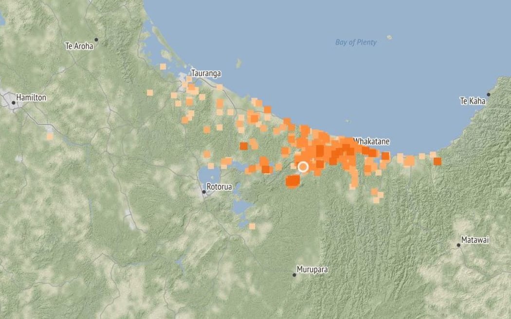 A 4.2 earthquake struck 20km west of Whakatāne at 4.48am on Tuesday 21 March.