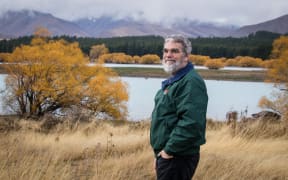 Brother Guy Guy Consolmagno at Lake Tekapo. Photo: Joe Serci