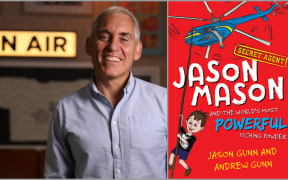 Jason Gunn portrait, book cover
