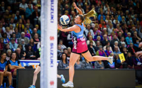 Steel midcourter Gina Crampton.
