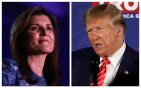 Nikki Haley and Donald Trump
