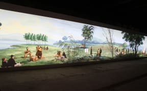 Lisa Reihana's work, Emissaries.