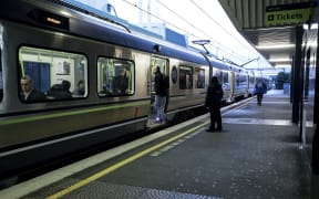 Waterloo train station. New Metlink buses first business day in operation, some delays to services.