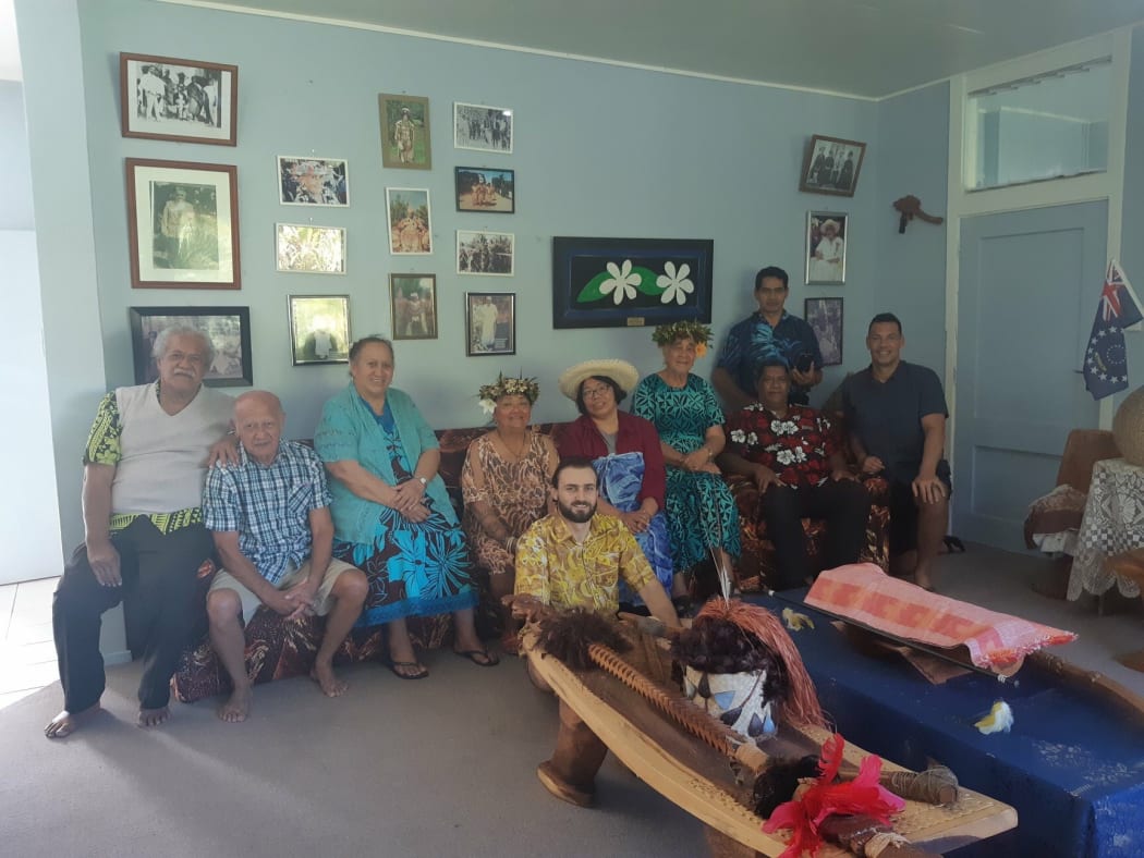 House of Ariki Paramount Chiefs with Liam Kokaua in front