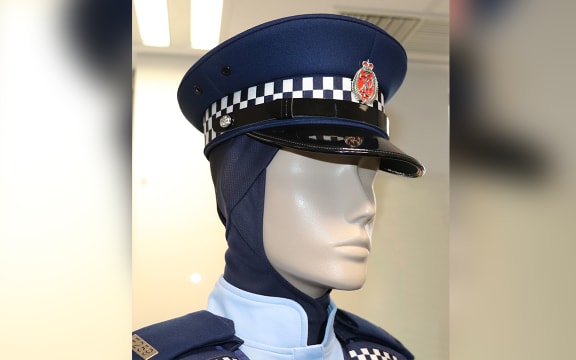 The new hijab for Muslim female NZ Police officers.