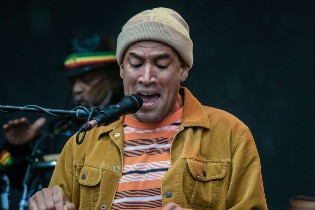 Ben Harper performing at Electric Avenue festival in Christchurch