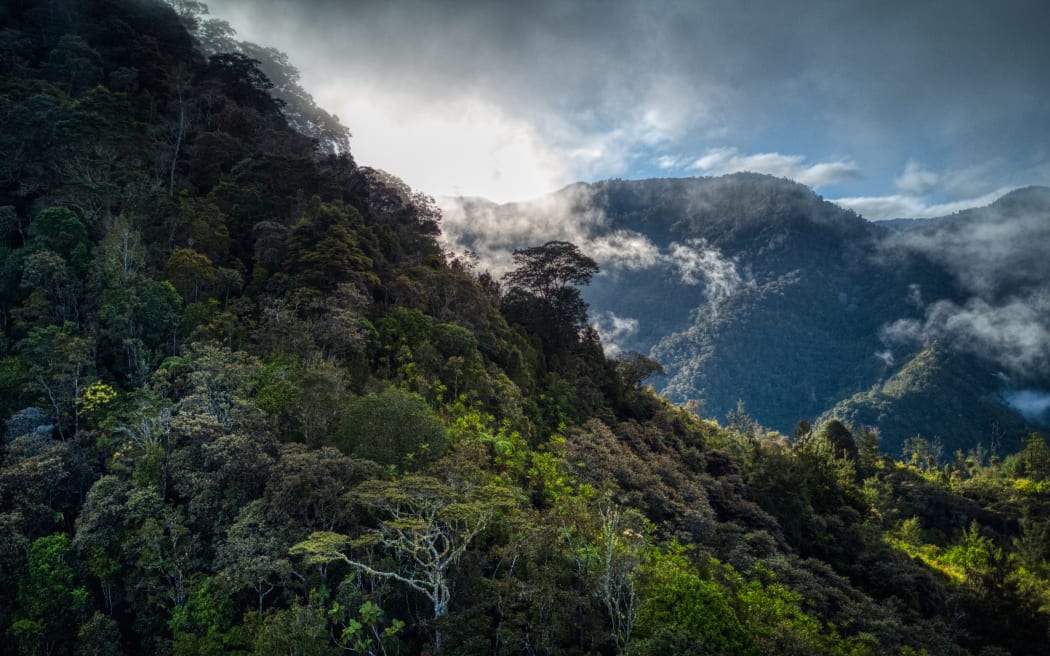 A view of Geri Mountain in the PNG Highlands