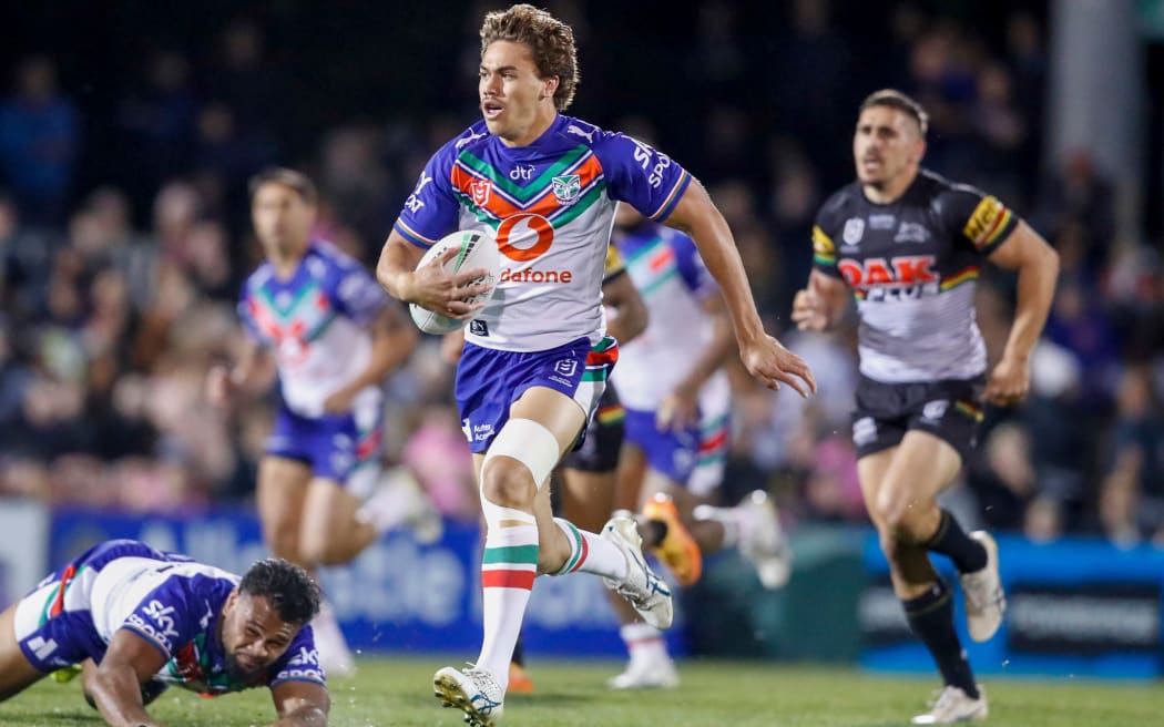 Chanel Harris-Tavita in action for the Warriors in 2022.