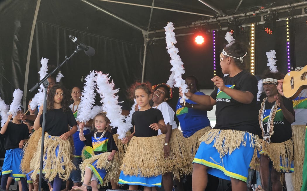The Solomon Islands community performed with pride at the Wellington Pasifika Festival 2024.