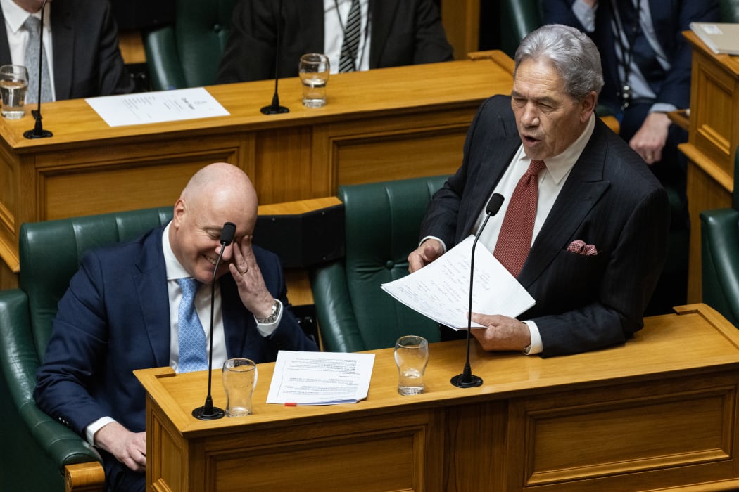 New Zealand First leader, Winston Peters speaking in the Budget Debate.