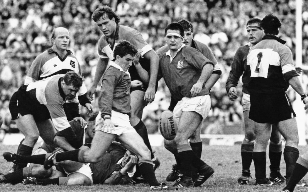 Robert Jones of Wales in action for the British and Irish Lions match against ANZAC XV, 23 July 1989 in Brisbane, Australia.