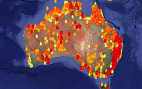 Fires burning in Australia