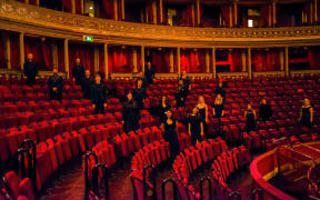 Whānau: Voices of Aotearoa, far from home performers at the Royal Albert Hall, London.