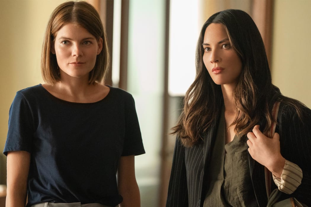 Emma Greenwell and Olivia Munn in The Rook (Neon).