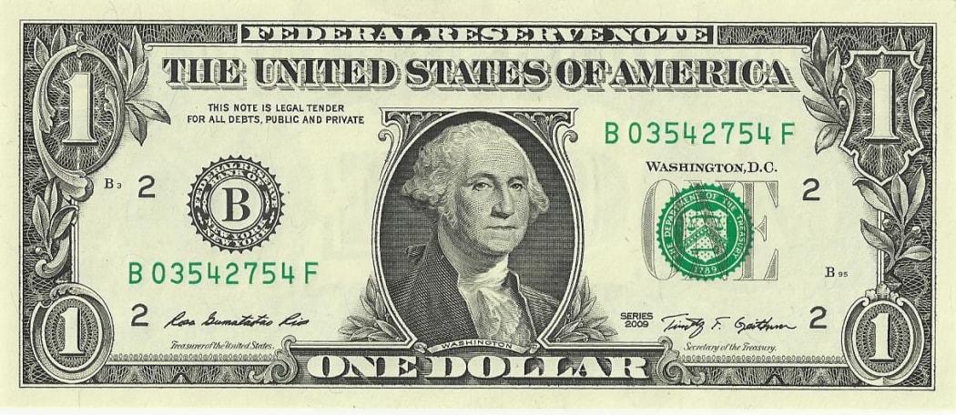 The US One Dollar Bill