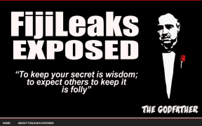The new FijiLeaks Exposed website, featuring information hacked from FijiLeaks