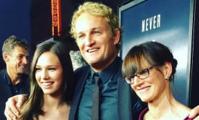 Tim Bevan, Sarah Arnold-Hall, Jason Clarke and Jan Arnold at the premiere of "Everest".