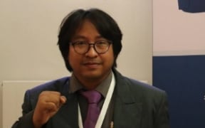 Sasmito Madrim, Indonesian journalist and chairman of Indonesia's Alliance of Independent Journalists.