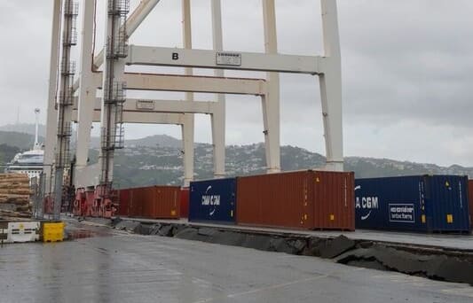 Centreport crane.