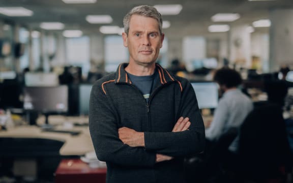 Mediawatch presenter Colin Peacock