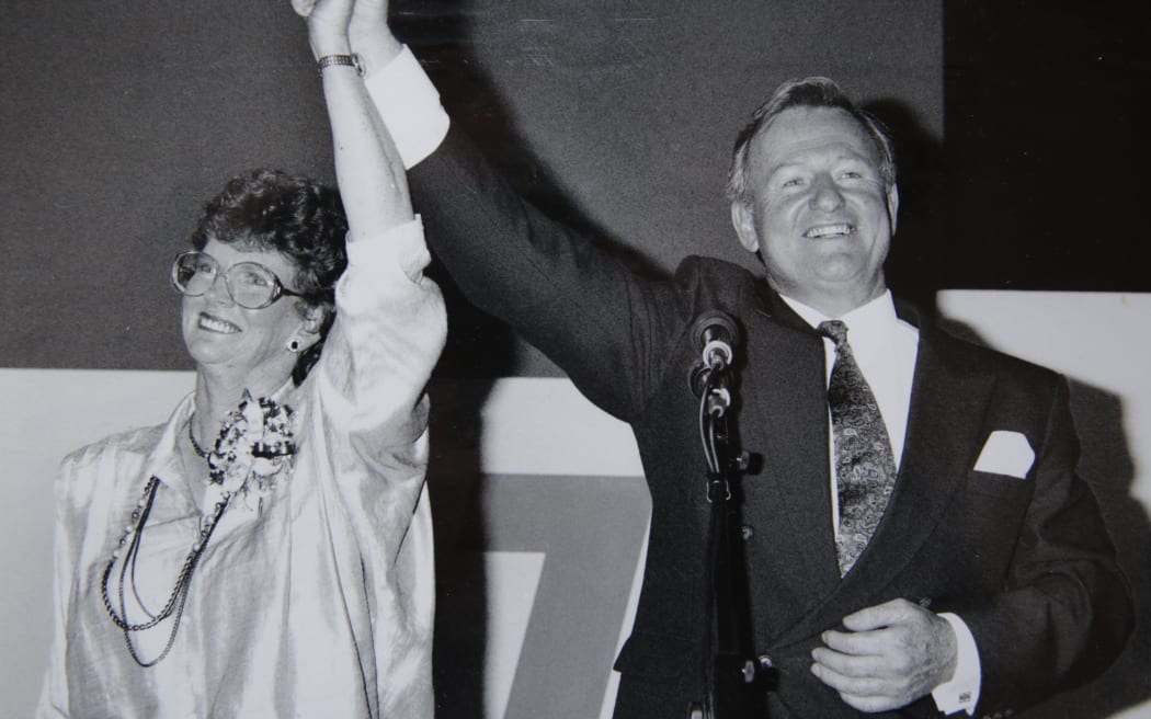 Jim Bolger. First becoming Prime Minister.