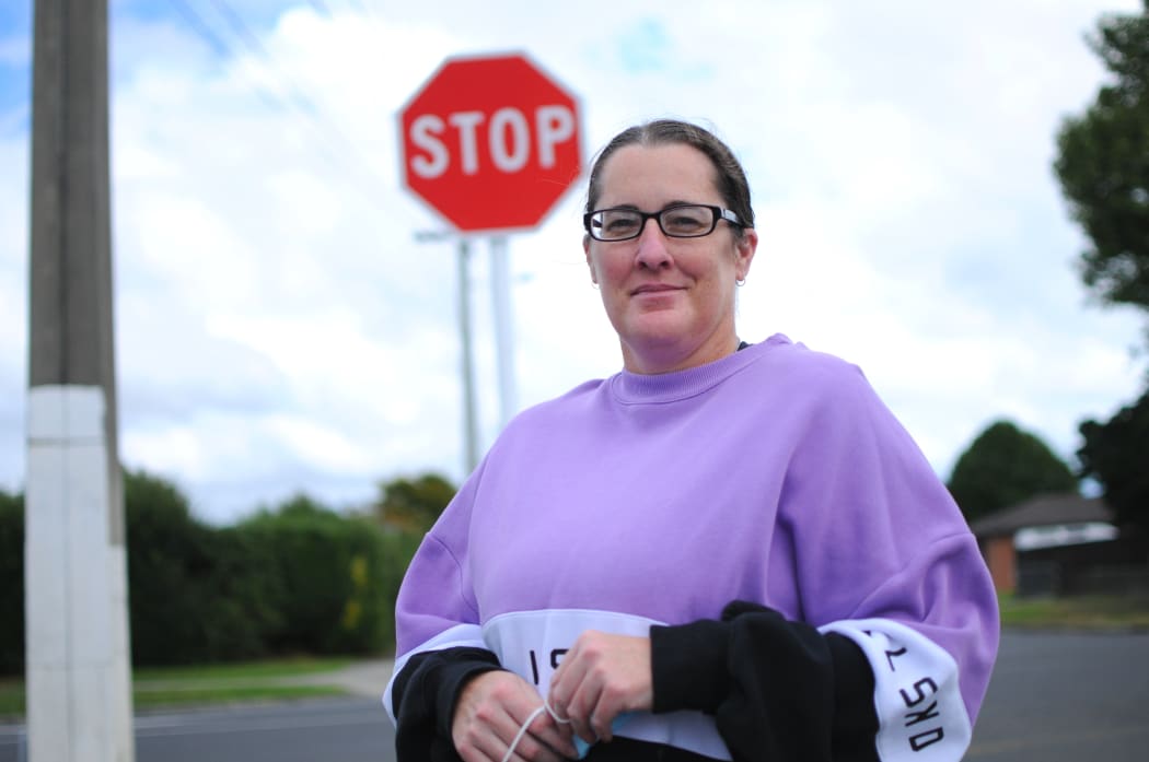 Papakura resident Belinda Norris says the number of serious crashes at the intersection of Cosgrave and Old Wairoa roads has to be addressed by Auckland Transport and she has taken to keeping a broom at the door of her home so she can go out and sweep up the debris from the next accident.