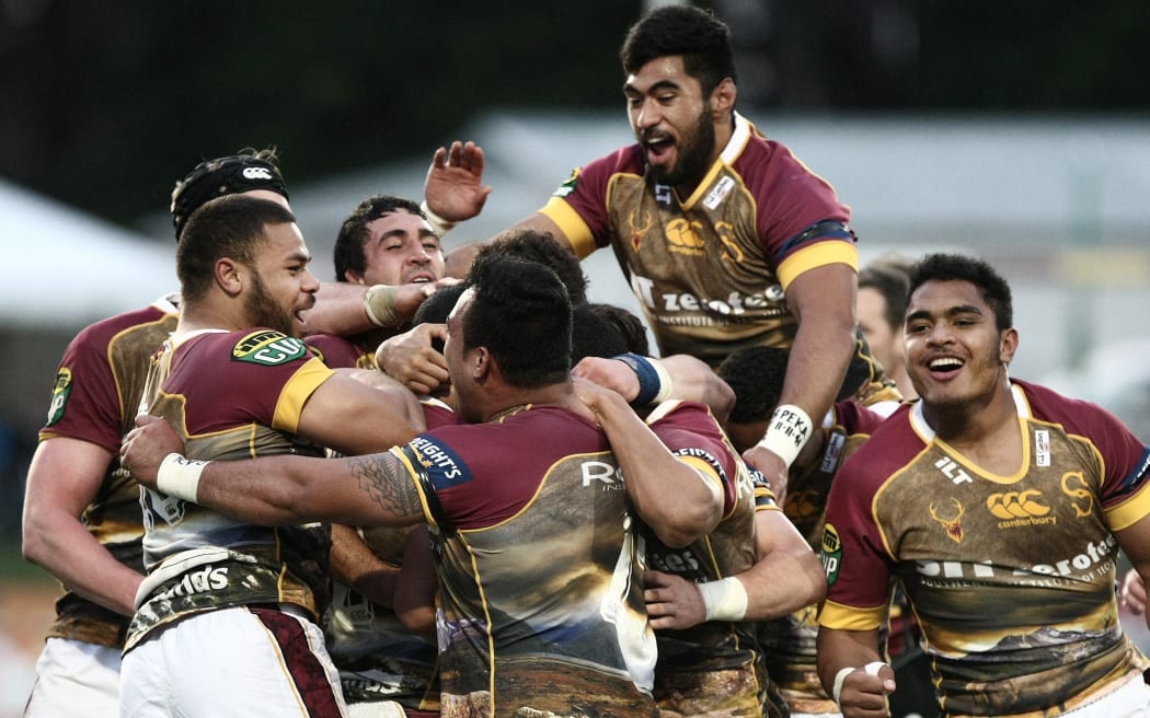 Southland celebrate a win over Northland 2014.