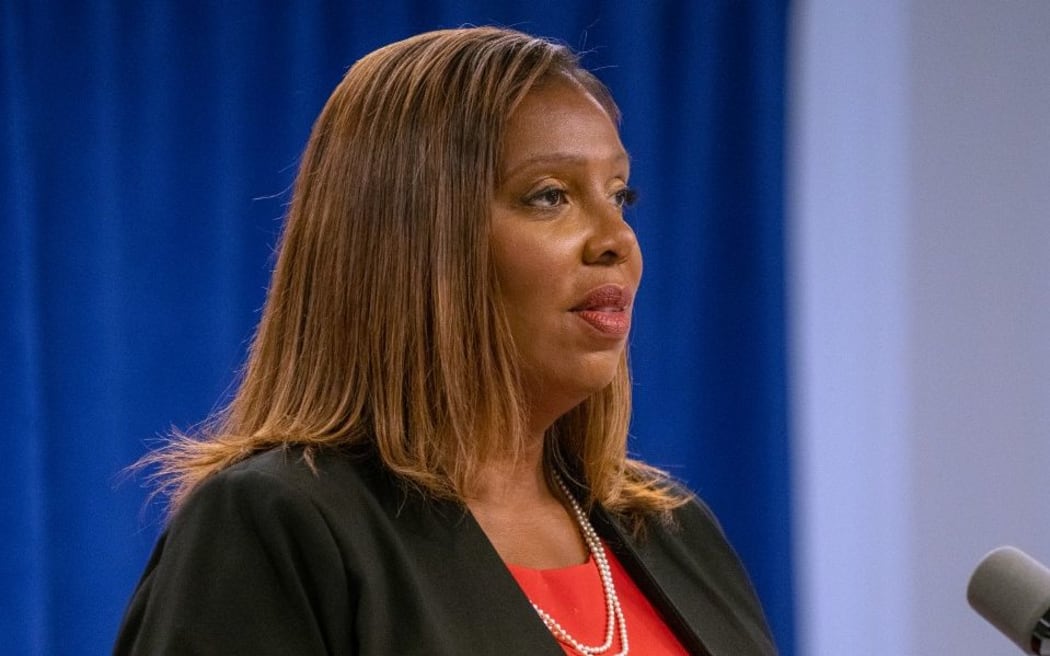NEW YORK, NY - AUGUST 03: New York Attorney General Letitia James presents the findings of an independent investigation into accusations by multiple women that New York Governor Andrew Cuomo sexually harassed them on August 3, 2021 in New York City.